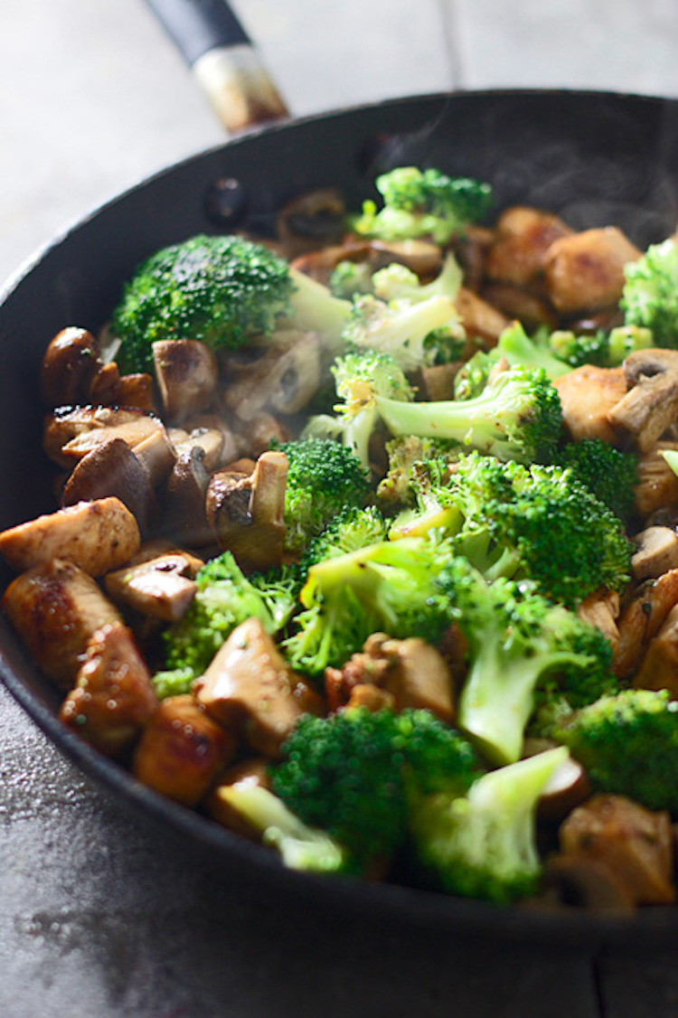 Hoisin Broccoli and Mushroom Stir-Fry