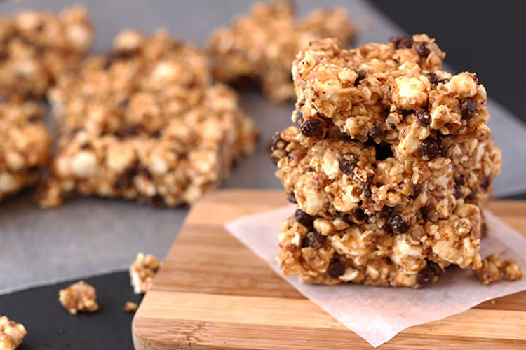 Sweet and Salty Popcorn Bars