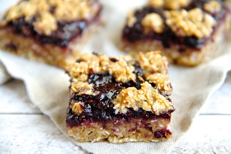 Blueberry Banana Oat Bars