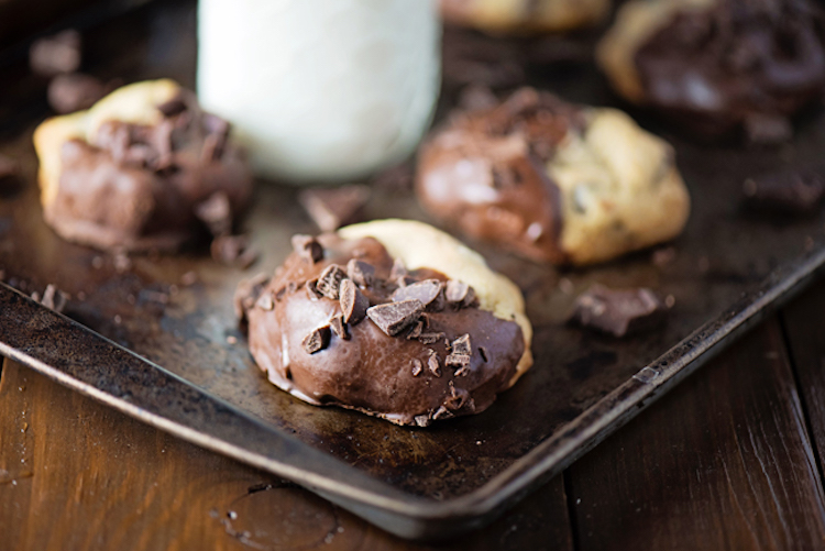 Double Chocolate Chunk Cookies
