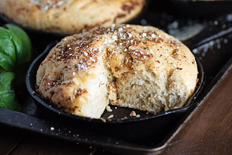 Herbed Garlic Parmesan Focaccia
