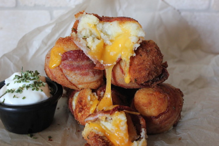 Mashed Potato Bacon Bombs