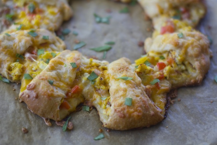 Cheesy Baked Crescent Breakfast Ring