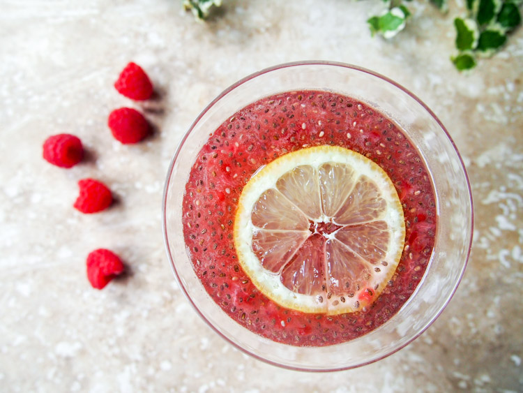 Raspberry Chia Lemonade