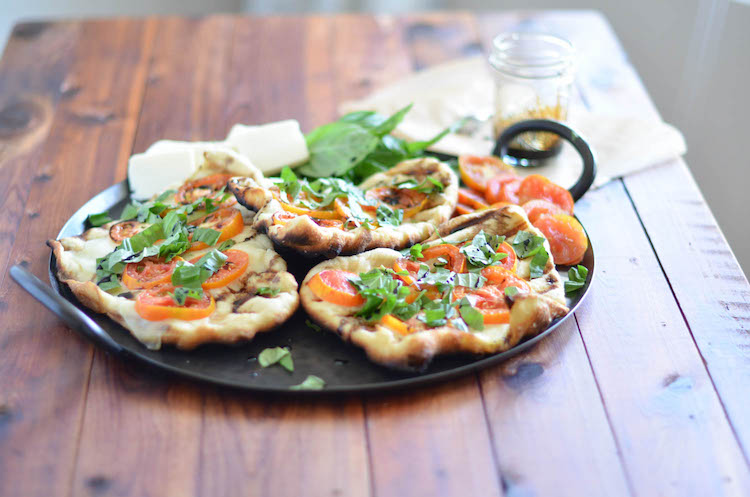 Grilled Caprese Pizza
